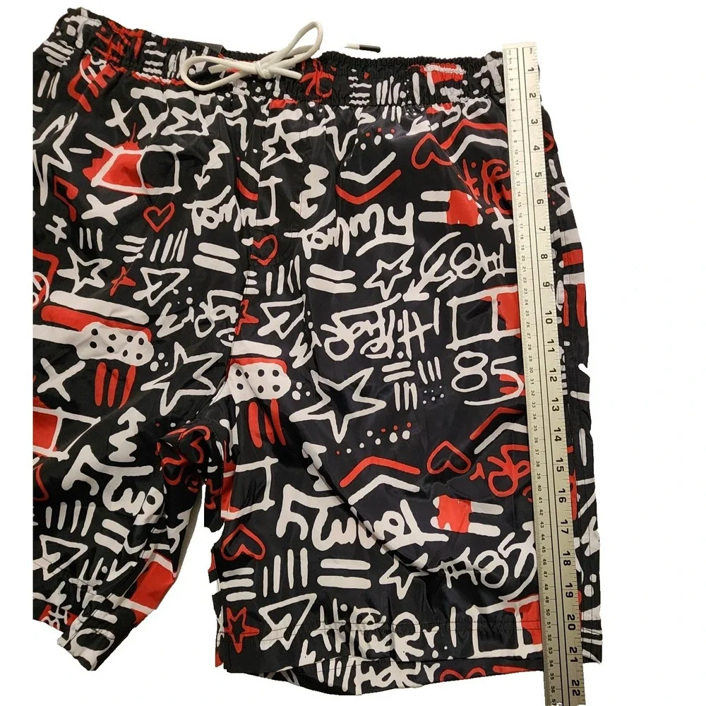 Tommy Hilfiger Men's Swim Trunks Lined Drawstring Pockets Size XXL